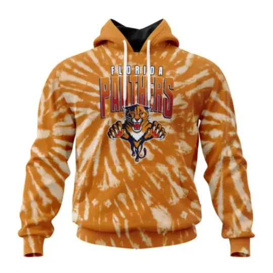 Florida Panthers Special Retro Vintage Tie – Dye Unisex Hoodie Hockey Team Shirt