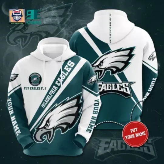 Philadelphia Football Team Eagless 3D Hoodie