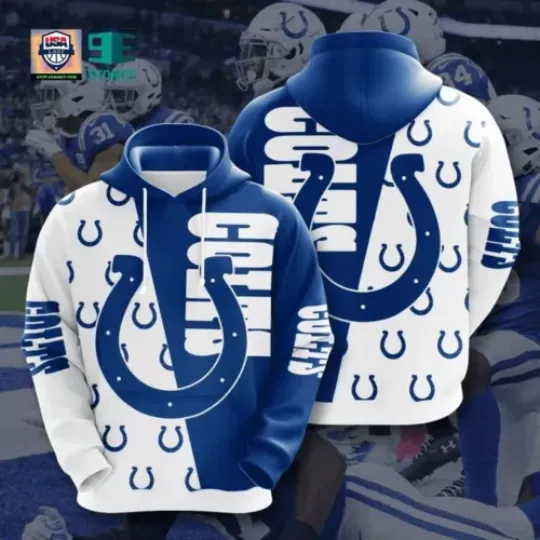 Indianapolis Football Team Coltss  3D Hoodie