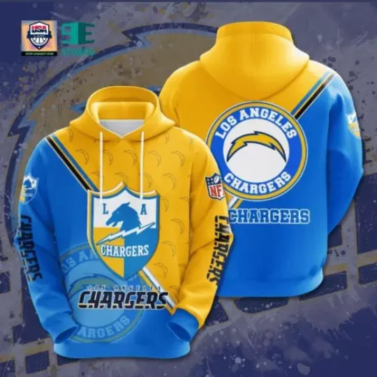 Los Angeles Football Team Chargerss 3D Hoodie