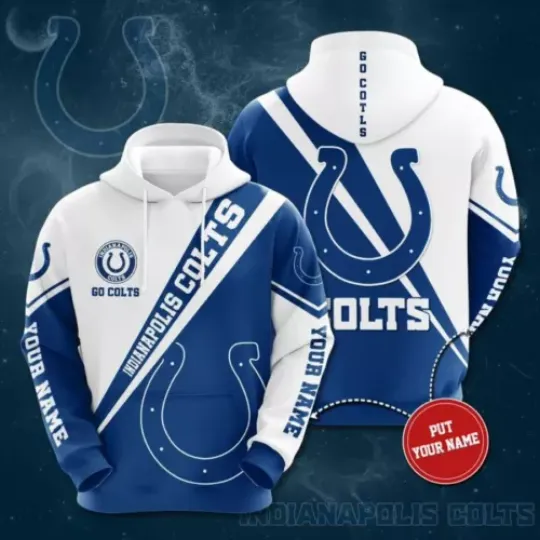 Indianapolis Football Team Coltss  3D Hoodie