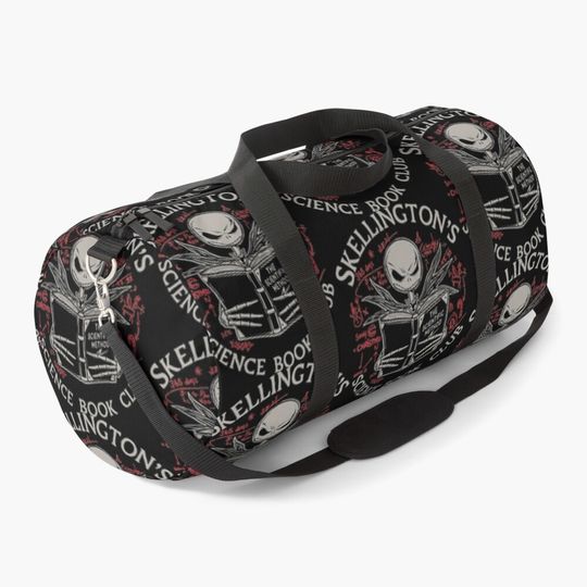 Nightmare Before Christmas Skellington's Science Book Club Duffle Bag