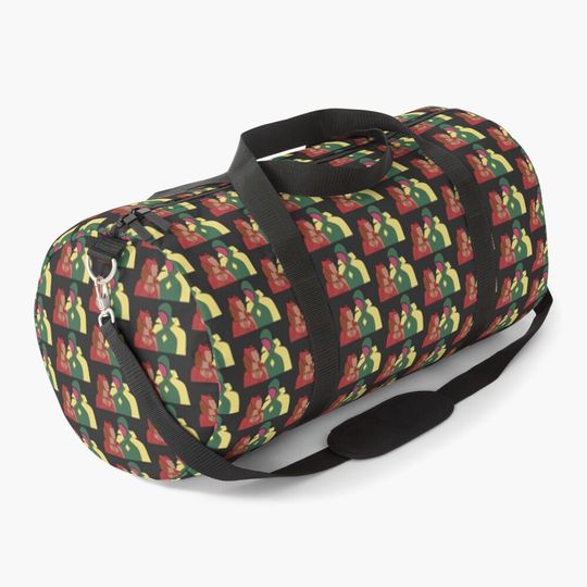 An Unusual Couple Duffle Bag