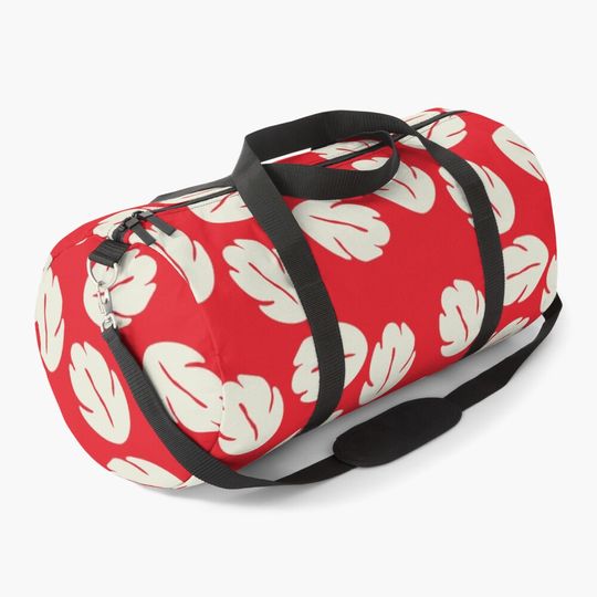 Lilo tropical leaves dress pattern Duffle Bag