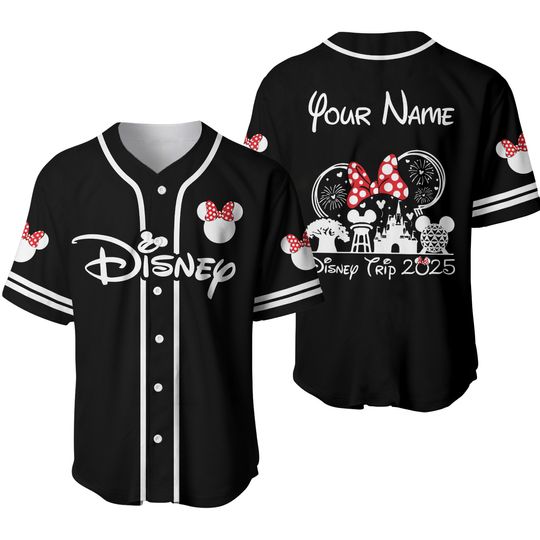 Custom Disneyland Baseball Jersey