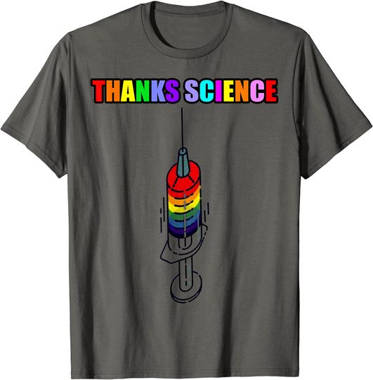 Thanks Science Pro Vaccine vaccination retro vintage Tee T-Shirt