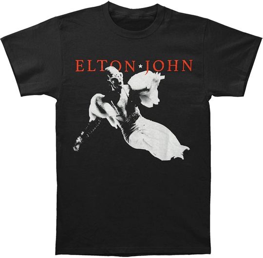 Elton John Men's Homage 5 Slim Fit T-Shirt