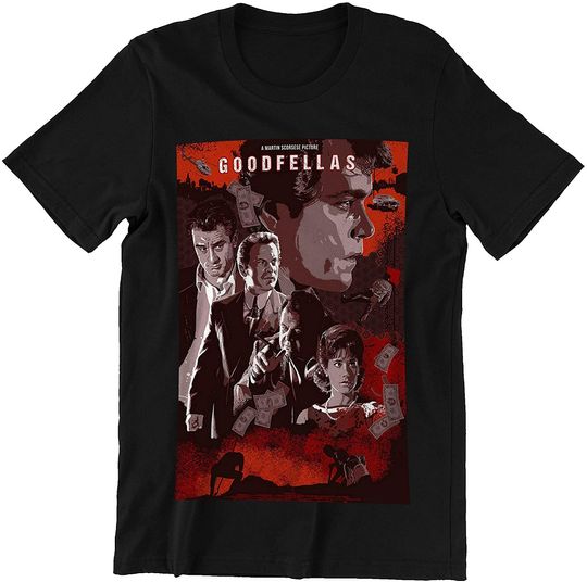 Goodfellas Crime Dargent Unisex Tshirt Size XL Black