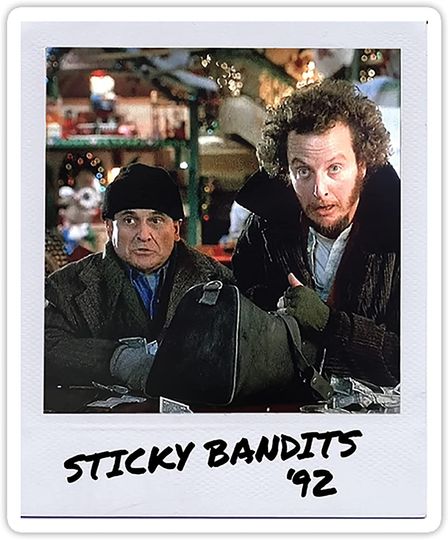 Home Alone Sticky Bandits Sticker 2"