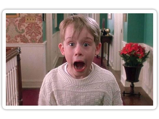 Home Alone The Cry Home Sticker 2"