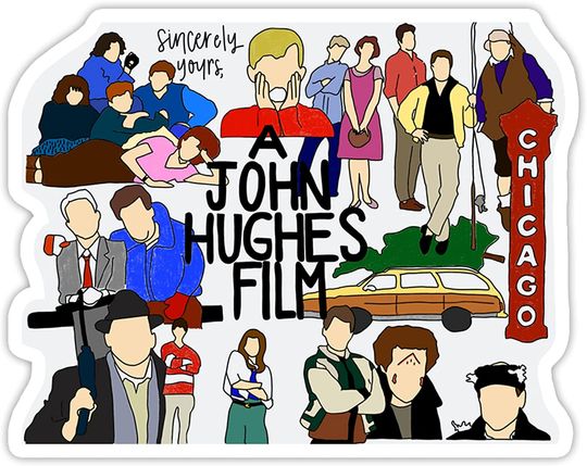 Home Alone Films De John Huges Sticker 3"