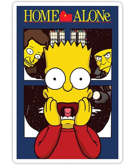 Home Alone Drlev Sticker 3"