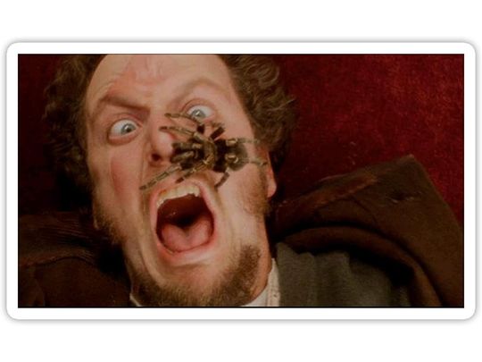 Home Alone Graphic Marv and Spider  Sticker 2"