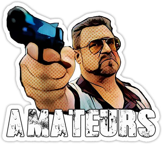 The Big Lebowski Amateurs le Grand Lebowski Sticker 3"