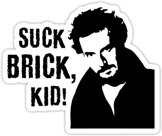 Home Alone Suck Brick Kid Sticker 2"