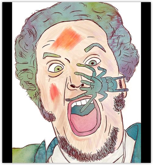 Home Alone Graphic Marv and Spider Sticker 3"