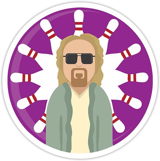 The Big Lebowski Le MEC Sticker 3"
