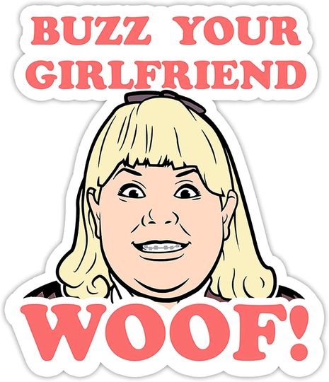 Home Alone Kevin McCallister Buzz Girl is Woof Sticker 3"