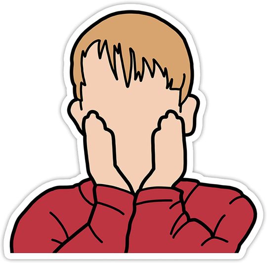 Home Alone Kevin McCallister  Sticker 3"