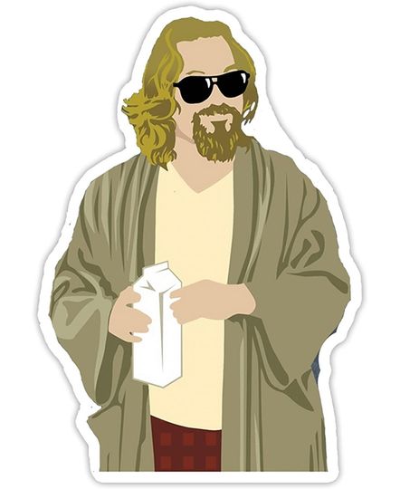 The Big Lebowski Son Dudness Sticker 2"