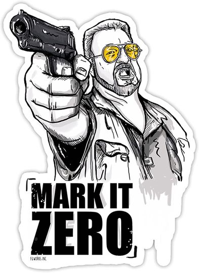 The Big Lebowski Walter le Grand Sticker 3"