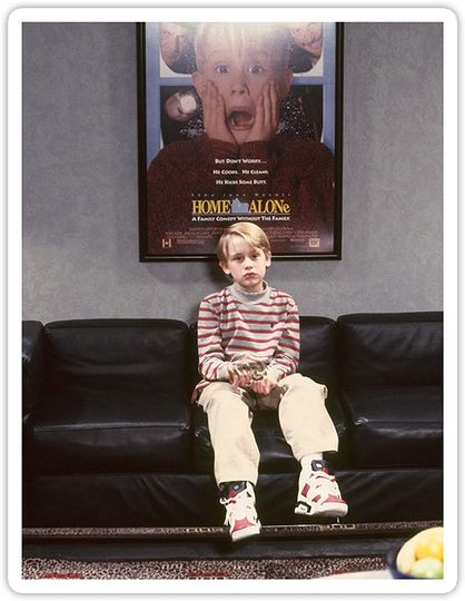 Home Alone Kevin McCallister Macaulay Culkin Alone Sticker 3"