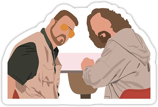 The Big Lebowski Le Grand Lebowski  Sticker 2"