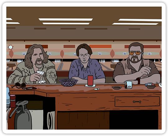 The Big Lebowski  Sticker 2"