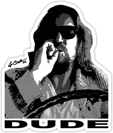 The Big Lebowski Le MEC  Sticker 2"