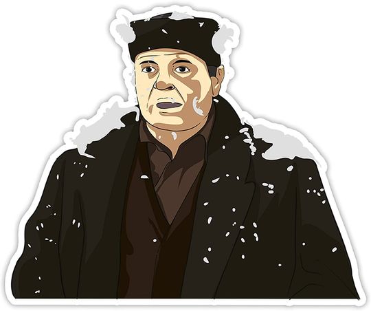 Home Alone Marv Merchants Why The Hell are You Dressed Like A Chicken Sticker 3"