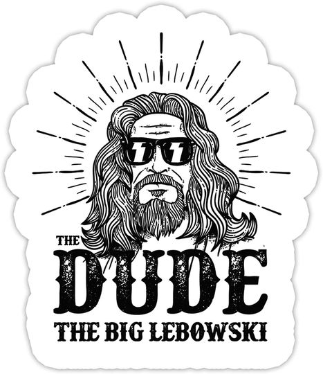 The Big Lebowski Le MEC  Sticker 3"