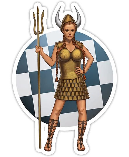 The Big Lebowski Valkyrie Le Grand Lebowsky Sticker 3"