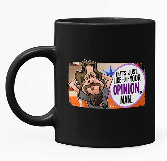 The Big Lebowski The Dude Your Male Opinion Mug 15oz