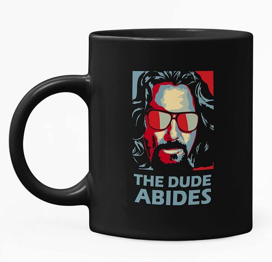 The Big Lebowski The Dude Abides Man Mug 11oz
