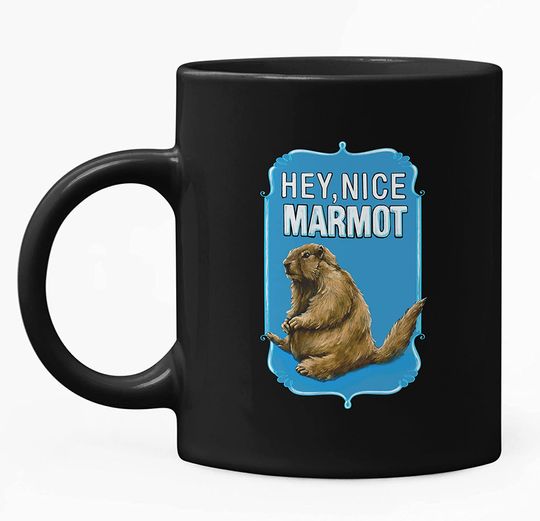 The Big Lebowski The Guy Hey Beautiful Groundhog Mug 15oz