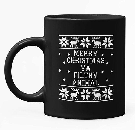 Home Alone Merry Christmas Ya Filthy Animal Mug 15oz