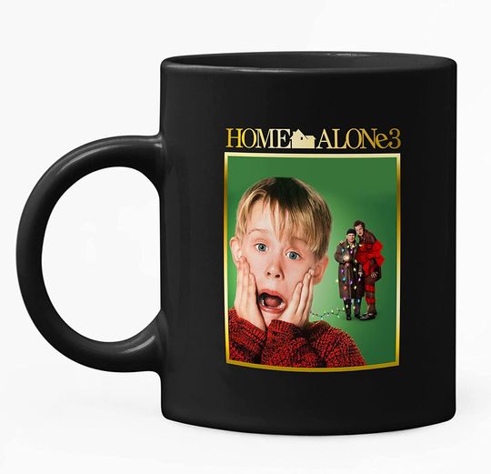 Home Alone Kevin McCallister Surprise Merry Christmas Gift Art Mug 15oz