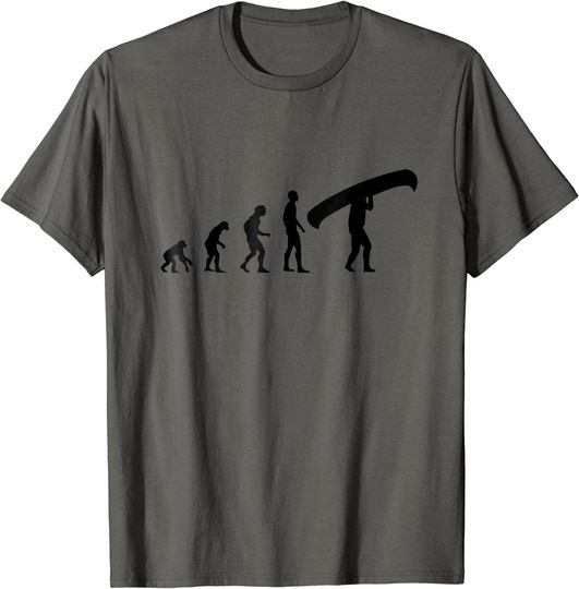 Canoe Evolution T-Shirt - Funny Canoeing Shirt Gift