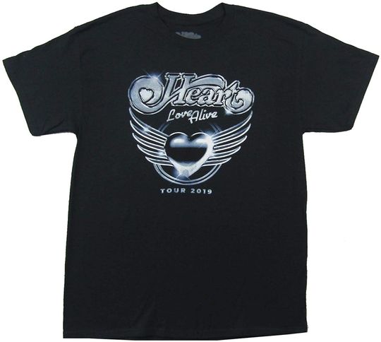 Heart Chrome Tour 2019 Mens Black T Shirt