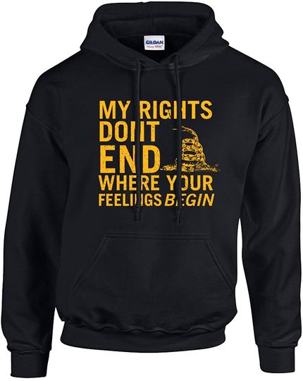Trenz Shirt Company Rights Don't End Where Feelings Begin 2Nd Amendment T-Shirt