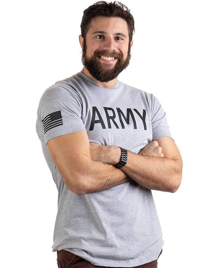Army PT Style Shirt | U.S. Military Physical Traning Infantry Workout T-Shirt