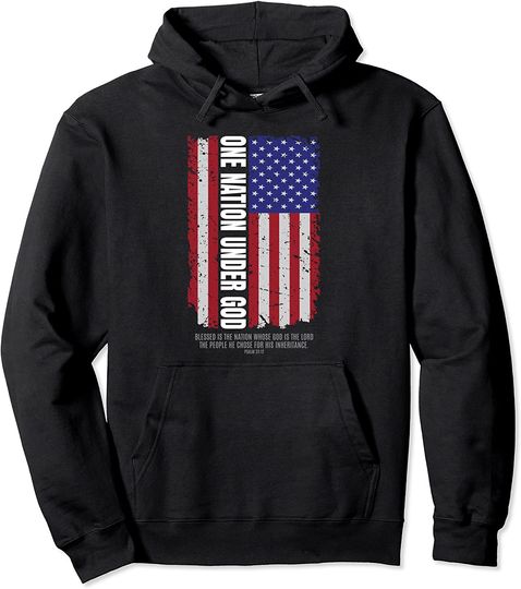 One Nation Under God Anti Snowflake Pro Trump Hoodie