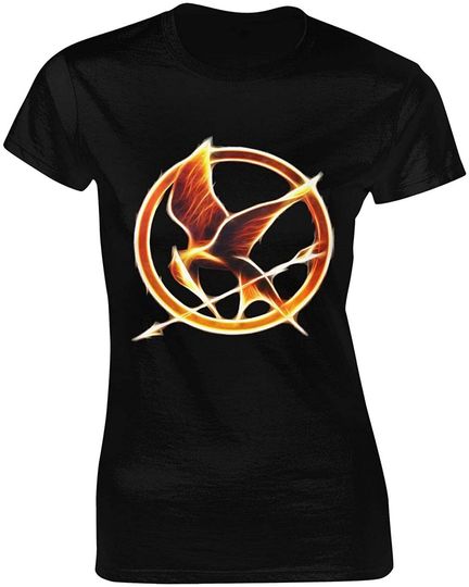 The Hunger Games Mockingjay Women's Short Sleeve Round-Neck Shirts Loose Casual Tee T-Shirt