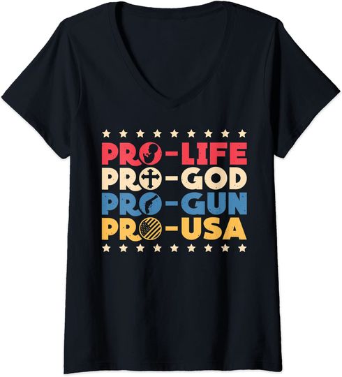 Pro Life Pro God Pro Gun Pro USA Conservative Patriot Hoodies