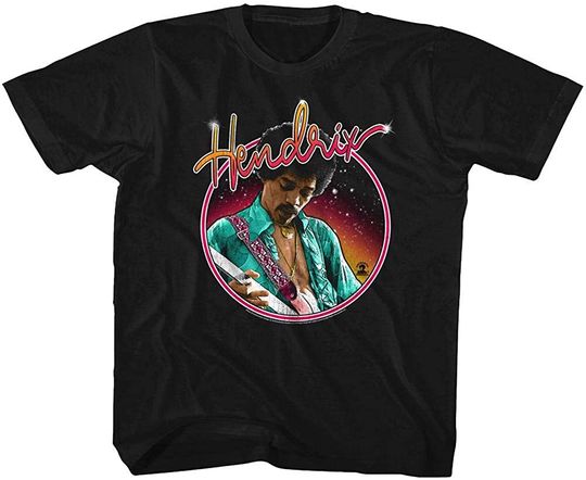 Jimi Hendrix - unisex-baby Neon T-Shirt