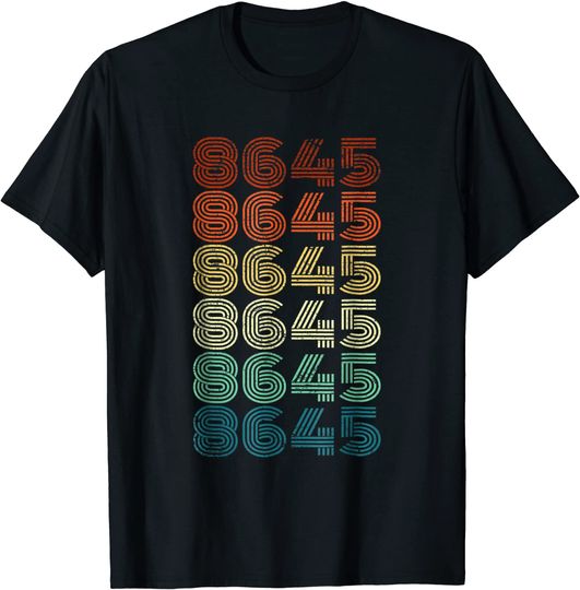 8645 Anti Trump 86 45 Retro Vintage 80s style T shirt Gift