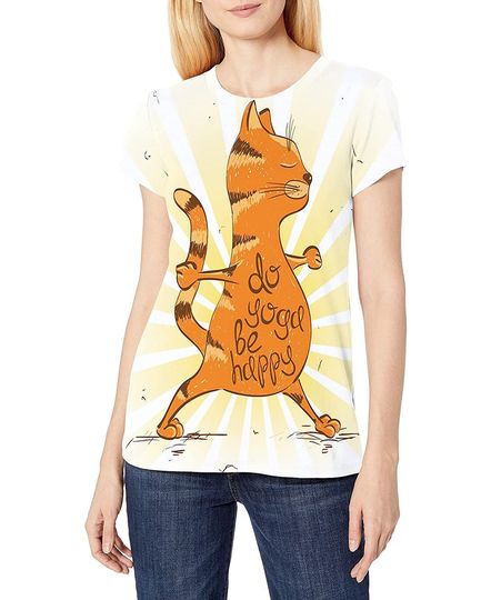 3D Graphics Print Short Sleeve Abstract T Shirt