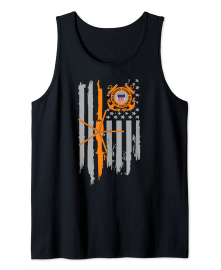 US Coast Guard USCG U.S. Armed Forces Patriot Apparel Tank Top