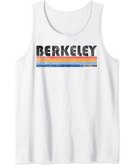 Vintage 1980s Style Berkeley California Tank Top