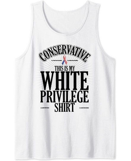 Anti Liberal Tears Snowflake White Privilege Cure liberalism Tank Top